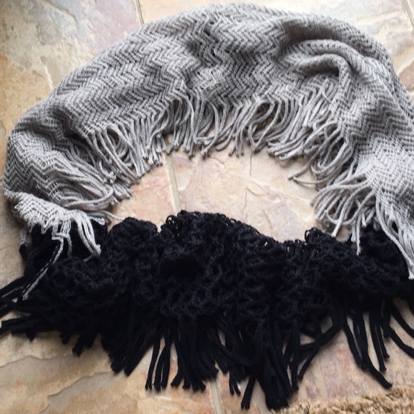Steve Madden Accessories - Fringe infinity scarf